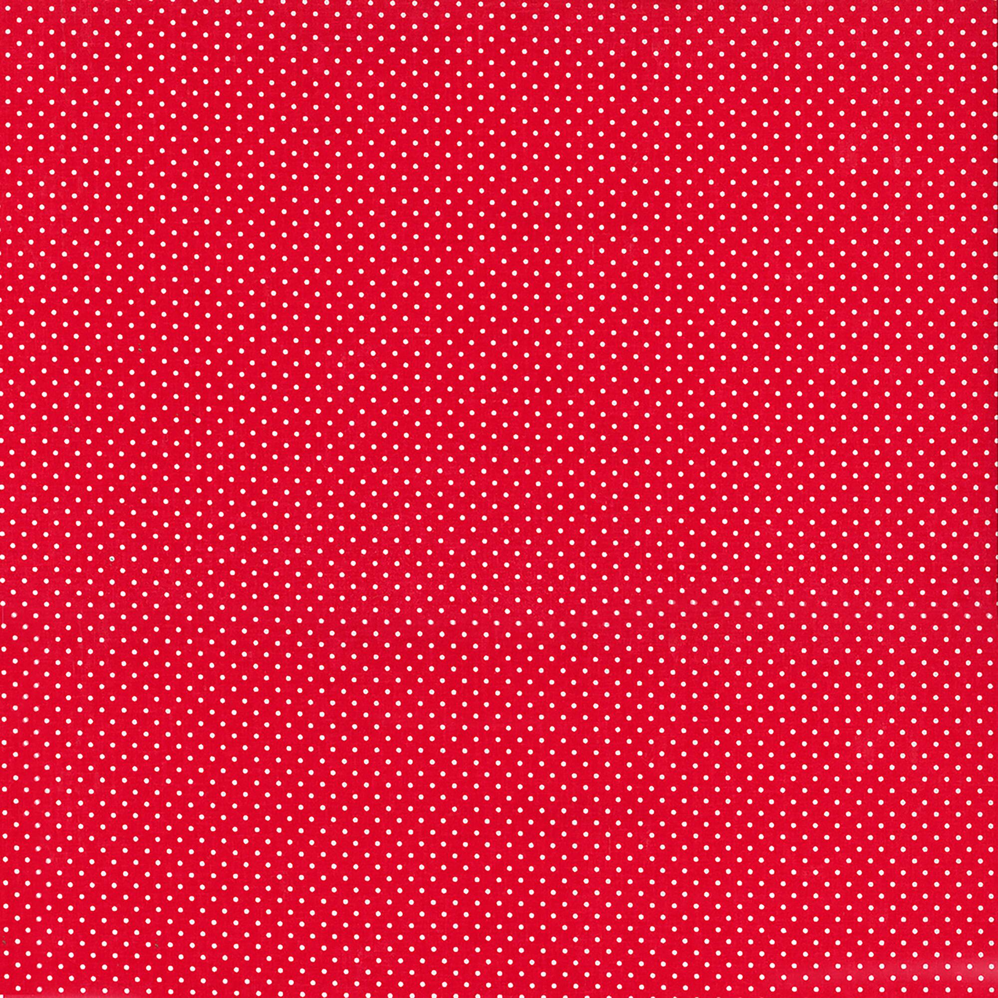 Fabric Traditions Red Polka Dot Cotton Fabric